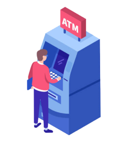 ATMのイラスト